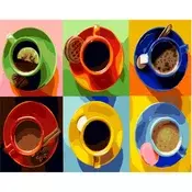 Dijamantski mozaik Pop-art kafa, 40?50 cm
