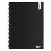 Spiralni blok, s linijama, ICO Student Black Premium, A4, 100 listova, 7500161000