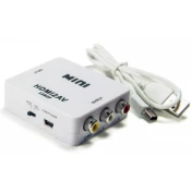 BRK Konverter za video nadzor HDMI NA AV beli