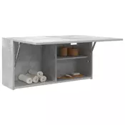 Vidaxl vidaXL Stenska kopalniška omarica betonsko siva 80x25x40 cm