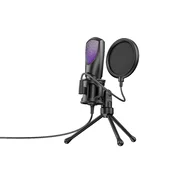 INF RGB igralni mikrofon z zložljivim stativom, filtrom in USB, (5000292081)