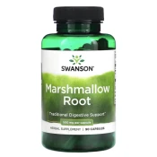 Swanson Marshmallow Root - podpora prebavi, 500 mg, 90 rastlinskih kapsul
