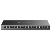 TP link TL-SG116P Switch, 32Gbps, 23,81 Mpps, Crni