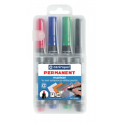 Marker Centropen 8566/4 permanentni 4 barve 2,5 mm