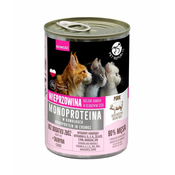 slomart PET REPUBLIC Monoprotein svinjsko meso v omaki - mokra hrana za mačke - 400 g, brez žit, brez piščanca, brez glutena