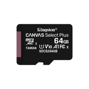 Kingston Technology Canvas Select Plus memorijska kartica 64 GB MicroSDXC UHS-I 10.razred (SDCS2/64GB)