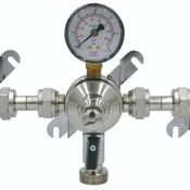 ich-zapfe Reduktor tlaka za baterijo, 2-vodna različica za pline CO2 in N2, (5000216753)
