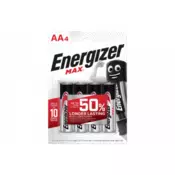 Alkalna baterija ENERGIZER MAX LR6 (AA) 4/1