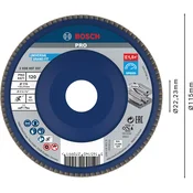 Lamelna brusna plošča PRO X571, 115 mm, G120