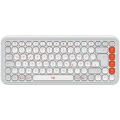 LOGITECH POP ICON KEYS - OFF WHITE - US INTL - BT - INTNL-973