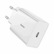 BASEUS BASEUS Mini brzi kucni punjac 20W, bijeli