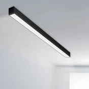 The Light Group SLC LED-svetlobna letev CLICK, črna, 140 cm, CCT, DALI, IP20 - Dnevna soba/jedilnica - Sodobni - črno - Aluminij
