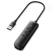 UGREEN USB hub 4 port 3.0 CM416 0.25m crni