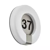 Eglo Mrchesa-c spoljna/zidna, led, 15w, 1650lm, precnik 300, sa brojem, bela