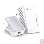 TP-Link TL-WPA4220KIT, 300Mbps Wi-Fi Range Extender, AV600 Powerline Edition