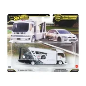 Hot Wheels Premium Car Culture Team Transport - 07 Honda Civic Type R in Kousoku Hauler (JHX94)