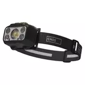 Naglavna polnilna LED svetilka P3546, 550 lm, 110 m, Li-Pol 1000 mAh/3x AAA