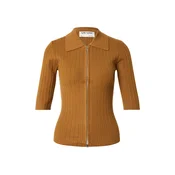 VERO MODA Pletena jopa AWHANNA umbra