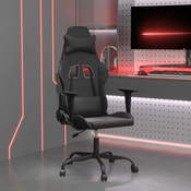 VIDAXL Gaming stol črno umetno usnje