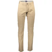 GANT MEN'S BEIGE TROUSERS