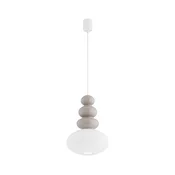 Argon 8819 - Lestenec na vrvici DIEGO 1xGU10/5W/230V bela/siva