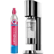 SodaStream SodaStream ENSO Premium: aparati za gazirano vodo, nerjavno jeklo, 1L steklenica (primerna za pomivalni stroj)