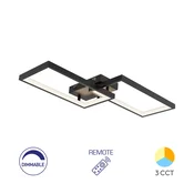Braytron LED plafonjera BRY-NELA-SS1-RND-CRNA-40W-REMOTE-IP20