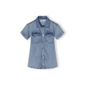 MINOTI Obleka moder denim