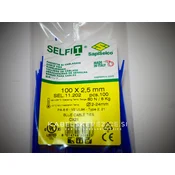 Kabelske vezice modre 100x2,5 mm - SapiSelco (1 pak/100 kos) SEL.11.202R