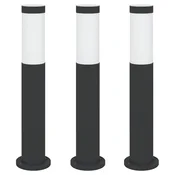 vidaXL vidaXL Stebričke 3 kosi 50 cm nerjaveče jeklo IP44, (5000296945)