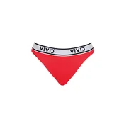 VIVID Bikini hlačke Mix&Match rdeča / črna / bela