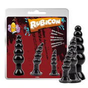 Chisa Rubicon Set analnih kuglica, PVC, 3 komada, Crne