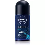 NIVEA MEN Deep Beat anti-transpirant roll-on 72 ur za moške 50 ml