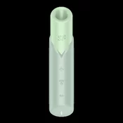 Satisfyer Naughty Kiss vibrator z vakuumskimi valovi svetlo zelena