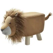 GENT tabure Lion mehko oblazinjenje, lesen okvir, 22x58x26cm
