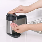 EVA Organizator za pomivalno korito z dozirnikom 300ml/inox, plastika
