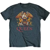 Queen Majica Classic Crest Unisex Heather Blue L