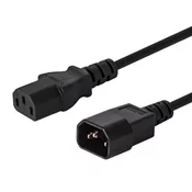 SAVIO Podaljšek računalniškega napajalnega kabla IEC C14 - C13, 1,2 m, CL-99