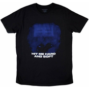 Billie Eilish Majica Hit Me Hard And Soft Blue Lines Unisex Black XL