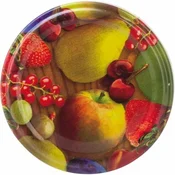 Navojni pokrov Gastro 63 mm, dekor sadja, komplet 10 kos
