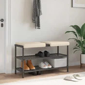 Vidaxl Blazina za klop 2 kos Mikrovlakna Bež Globina 35 cm