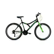 Capriolo MTB Diavolo 600 FS / 18HT 19 brdski bicikl, crno-zeleni (920320- 19)