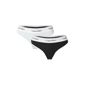 Calvin Klein Underwear Tangice meta / črna
