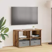 Stalak za TV s ladicama Staro drvo 79 x 40 x 48 cm