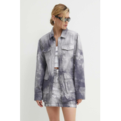 Traper jakna Gestuz za žene, boja: siva, za prijelazno razdoblje, 10909055