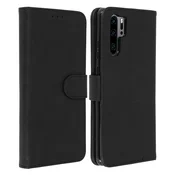 AVIZAR Folio Case Huawei P30 Pro z držalom za kartico - ČRNa, (20616475)