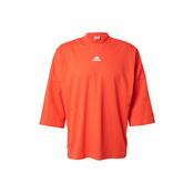 Majica kratkih rukava adidas za žene, boja: narancasta