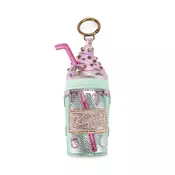 Kurt Geiger London obesek za ključe ženski usnjen Coffee Cup Charm