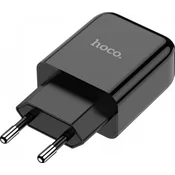 Hoco Mrežni polnilnik za telefon Hoco USB A 2A N2 črn