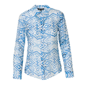 KOROSHI Bluza modra/pastelno modra